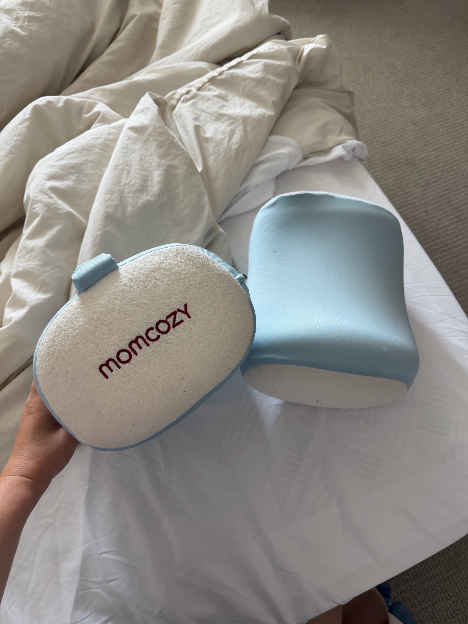 Unfortunately my pregnancy hip pain never fully got the memo that pregnancy was over 😅 I still use these Momcozy knee pillows every night because they make side sleeping so much more comfortable for me.

Definitely one of those pregnancy purchases that ended up sticking around well into postpartum.

—

Momcozy knee pillow, pregnancy pillow, knee pillow for side sleepers, hip pain relief, postpartum essentials, pregnancy essentials, side sleeping pillow, maternity pillow, pregnancy hip pain, postpartum hip pain, sleep support, pregnancy sleep essentials, mom essentials, pregnancy must haves

#LTKmomlife