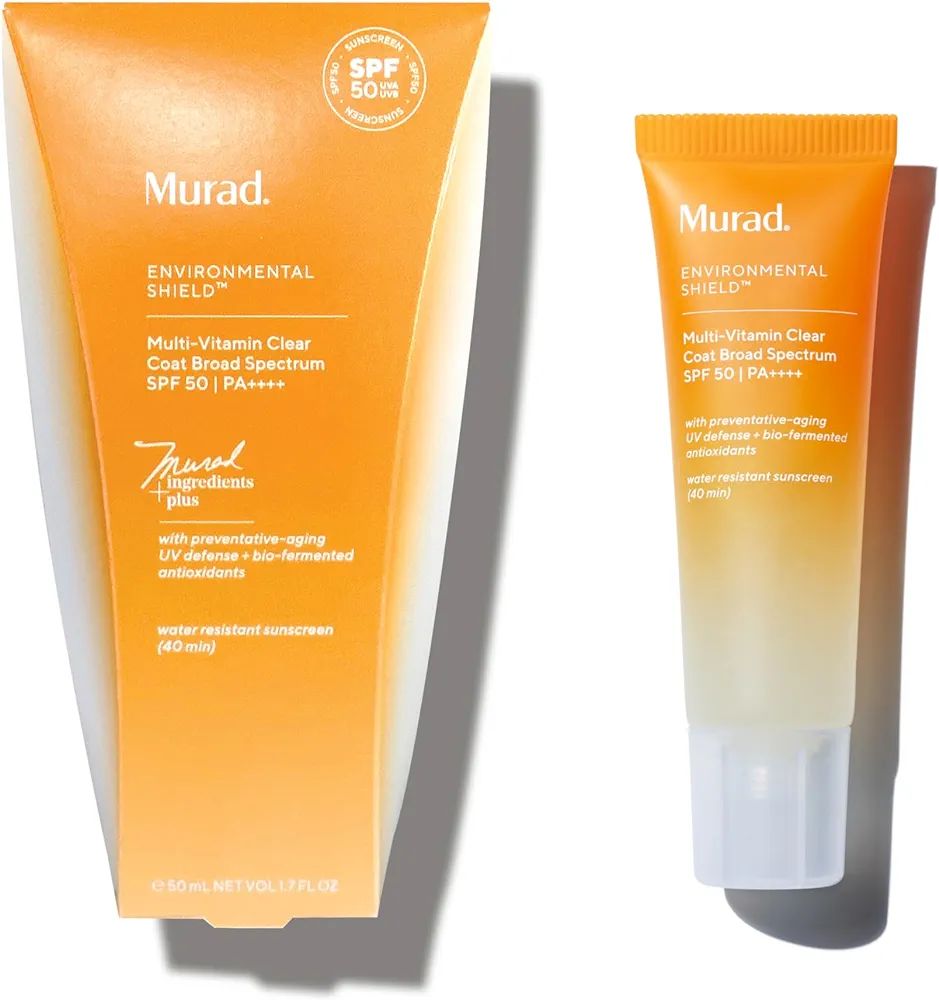 Murad Multi-Vitamin Clear Coat Broad Spectrum SPF 50 - Sunscreen with powerful blend of Vitamins ... | Amazon (US)