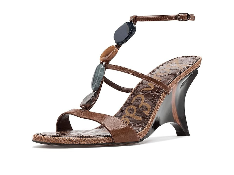 Sam Edelman Massey Women's Sandals Cognac: 5.5 M | Zappos.com