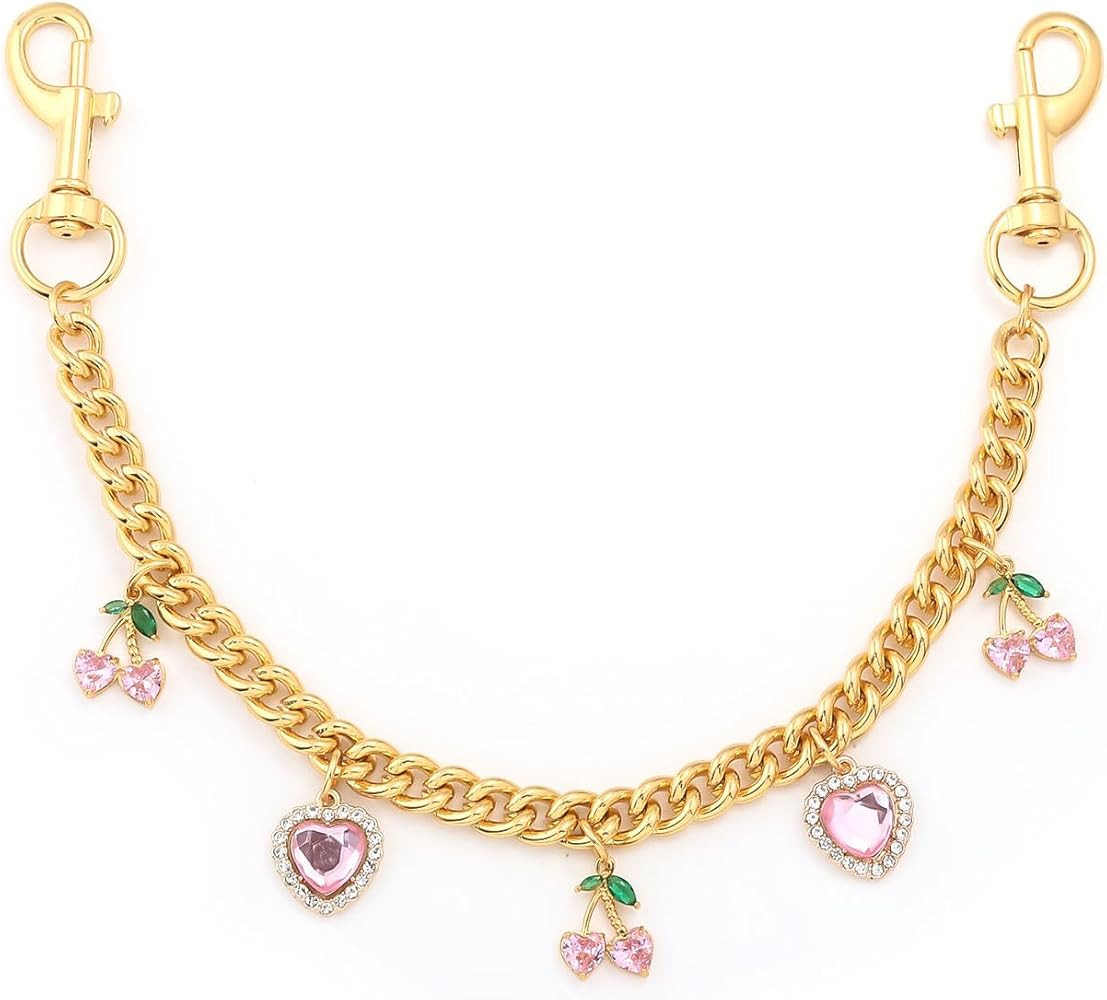 Bag Purse Charm Chain for Handbags - Gold Key Chain Accessories - Cute Keychain Gifts for Women | Amazon (US)