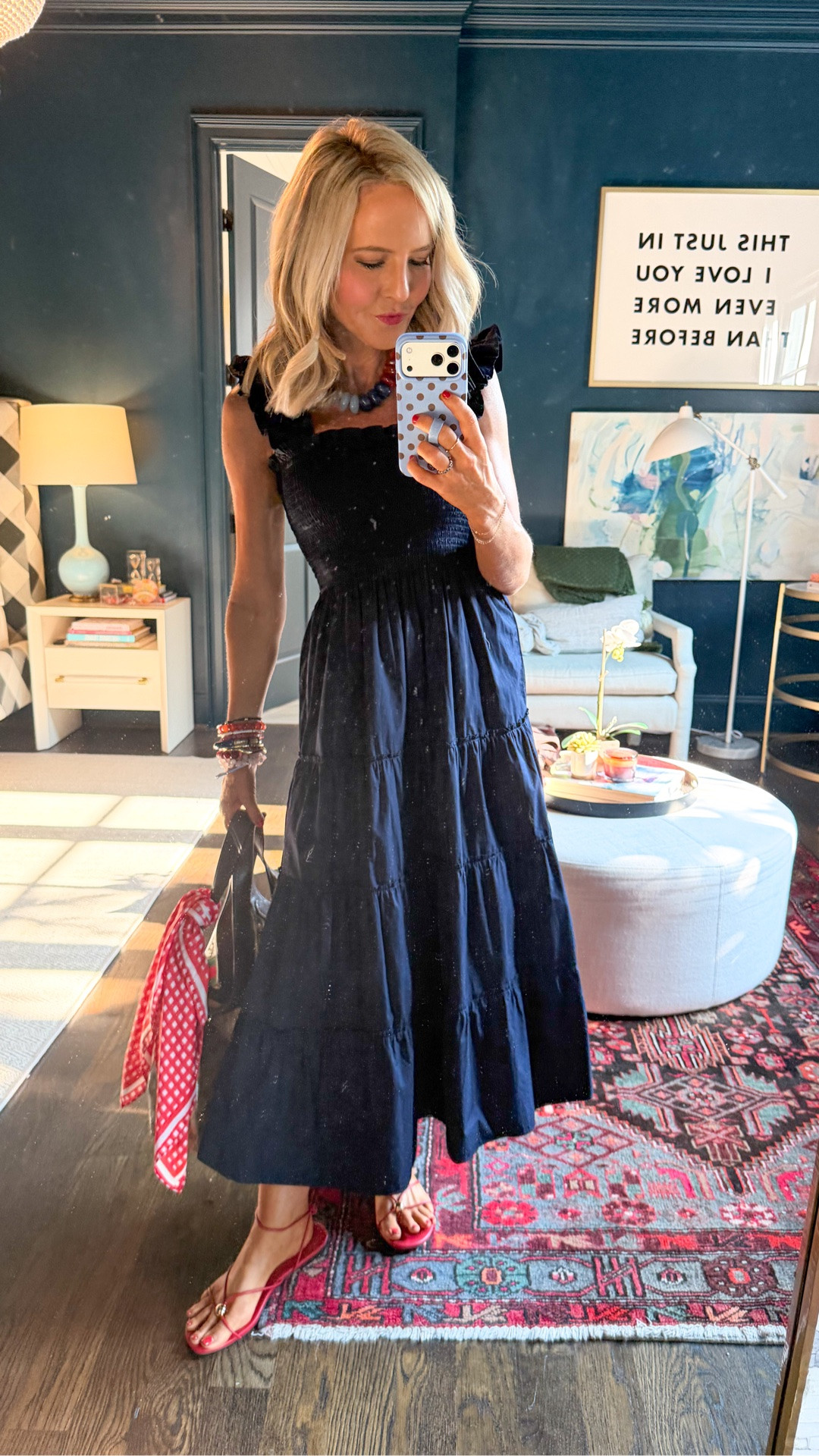 the perfect navy look @Quince • under $70 poplin midi in XS •

#LTKgrwm #LTKootd #LTKmomlife