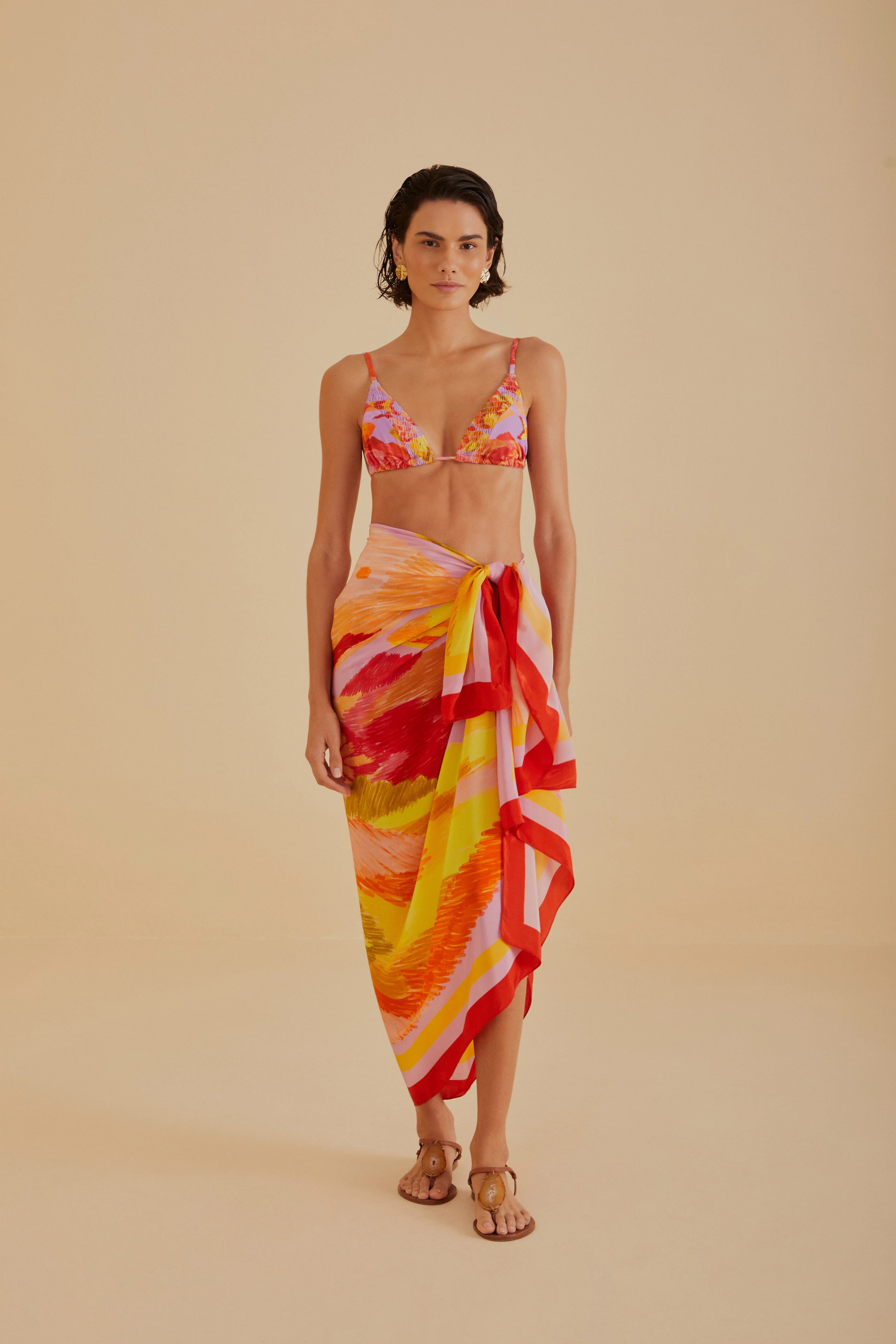 Painted Fishes Sarong | FarmRio (US)