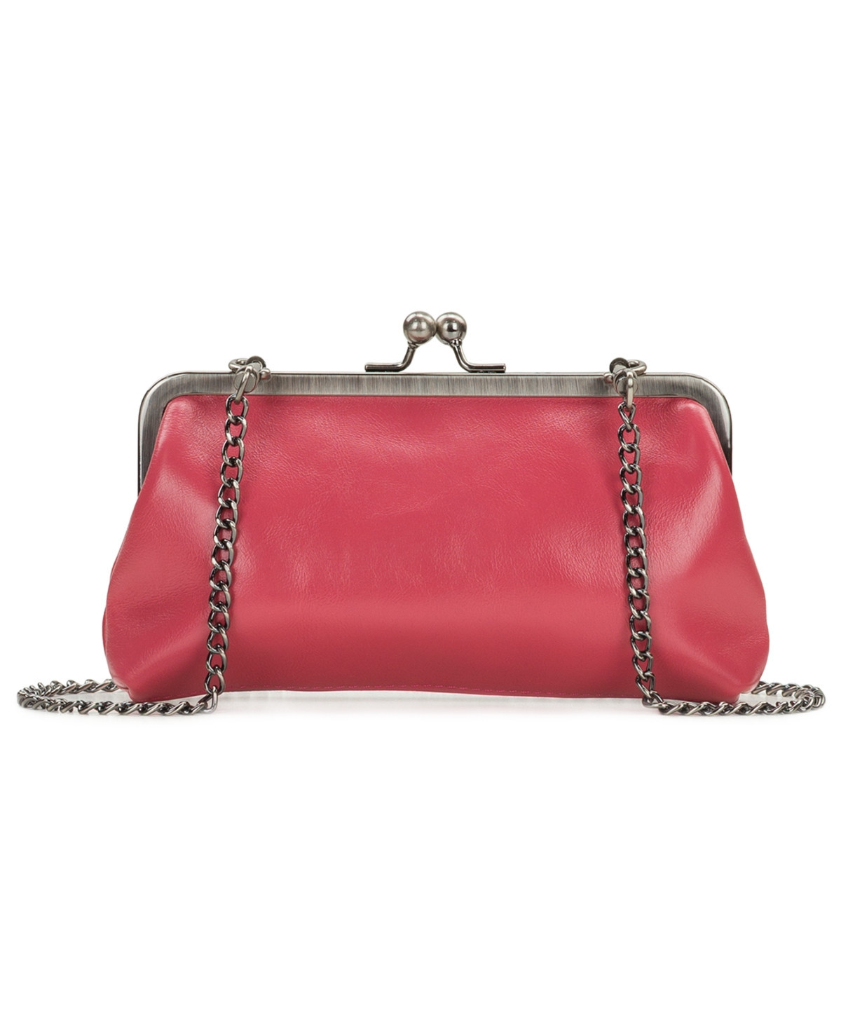 Patricia Nash Kisslock Mini Potenaz Leather Crossbody Bag - Petal Pink | Macy's