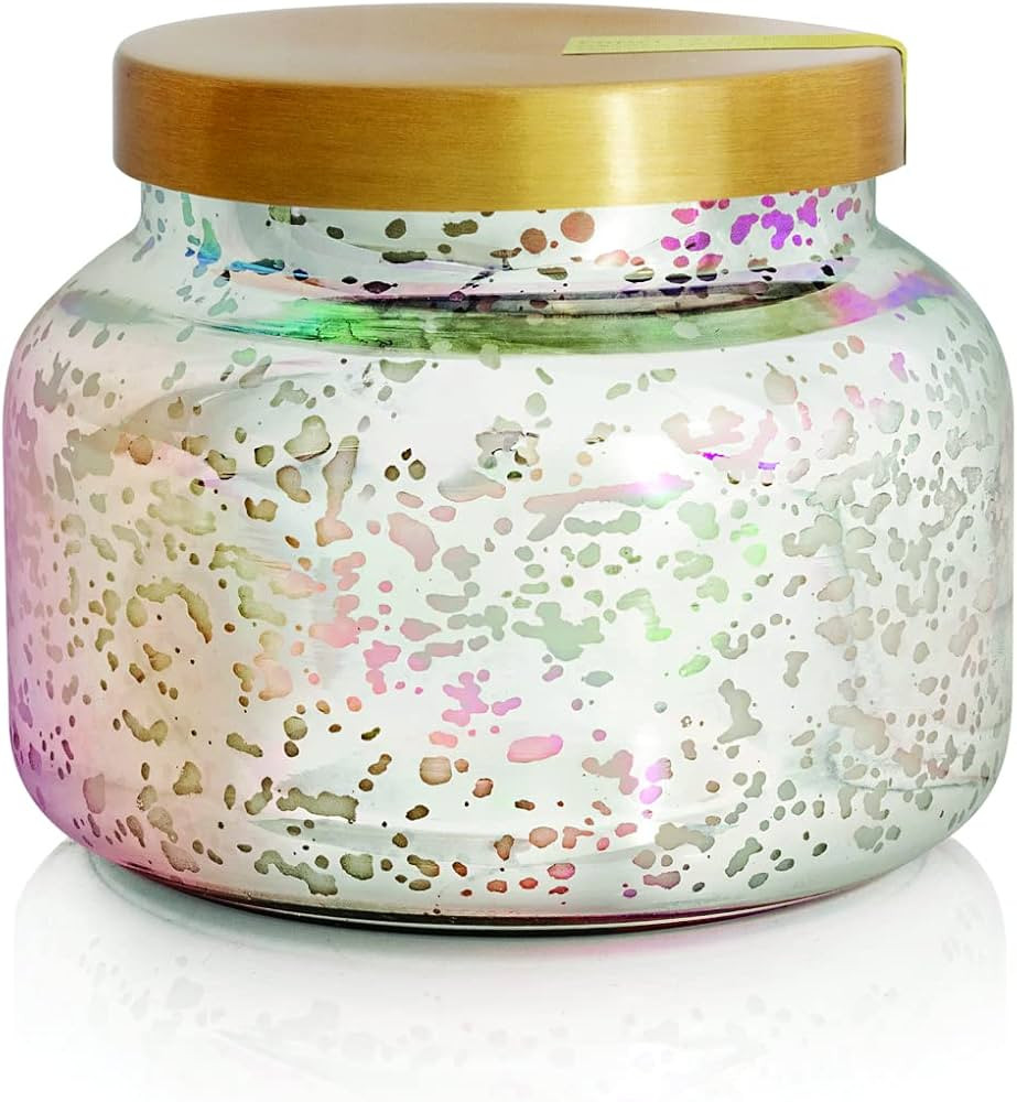 Capri Blue Mercury Iridescent Signature Jar Candle - 19 Oz - Pineapple Flower | Amazon (US)