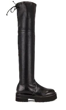 Stuart Weitzman Lowland Ultralift Over The Knee Boot in Black from Revolve.com | Revolve Clothing (Global)