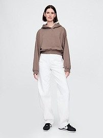 VintageSoft Arch Logo Cropped Hoodie | Gap (US)