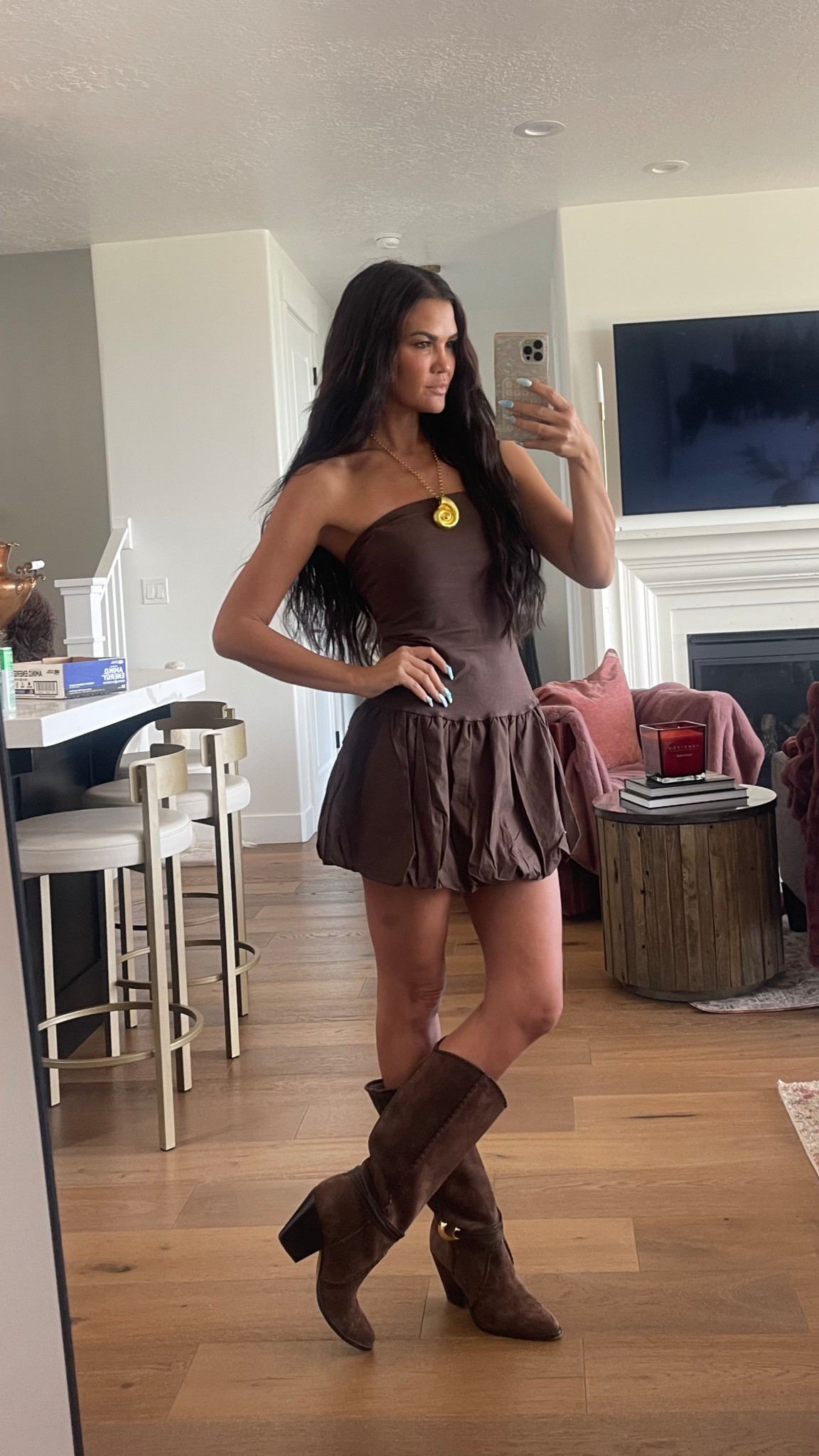 Dress: Target
Boots: Dolce Vita
Necklace: Banks Jewelry

#LTKShoeCrush #LTKStyleTip