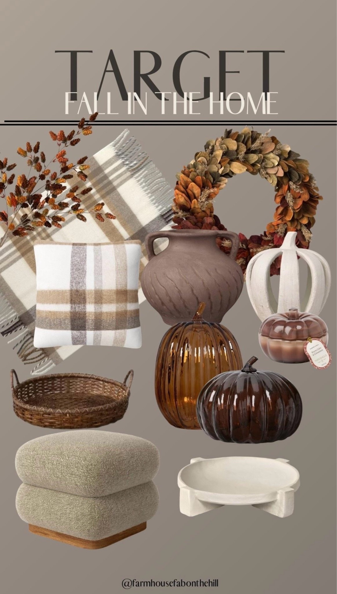 Target- Fall Favorites… blending neutral browns for a cozy feel

#LTKSeasonal #LTKHome