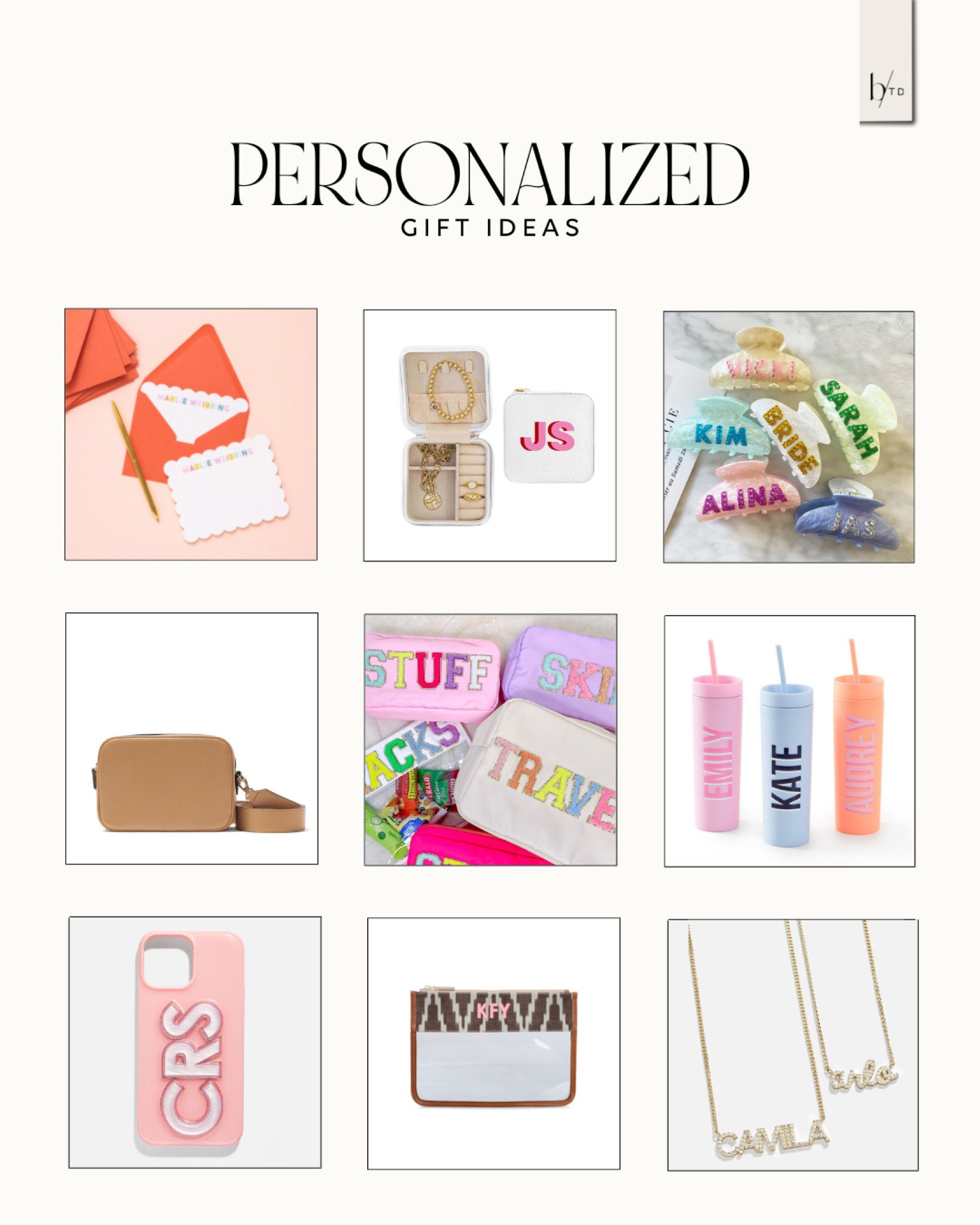 Personalized gift ideas 

#LTKHoliday #LTKGiftGuide