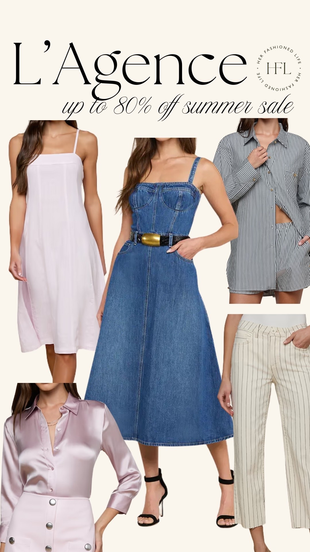 Up to 80% off at @lagence  right now and the pieces are so good. The denim midi dress alone is worth it.#lagence #summersale #lagencedenim #summerstyle #LTKsale #LTKstyletip #LTKover40

#LTKootd #LTKOver40