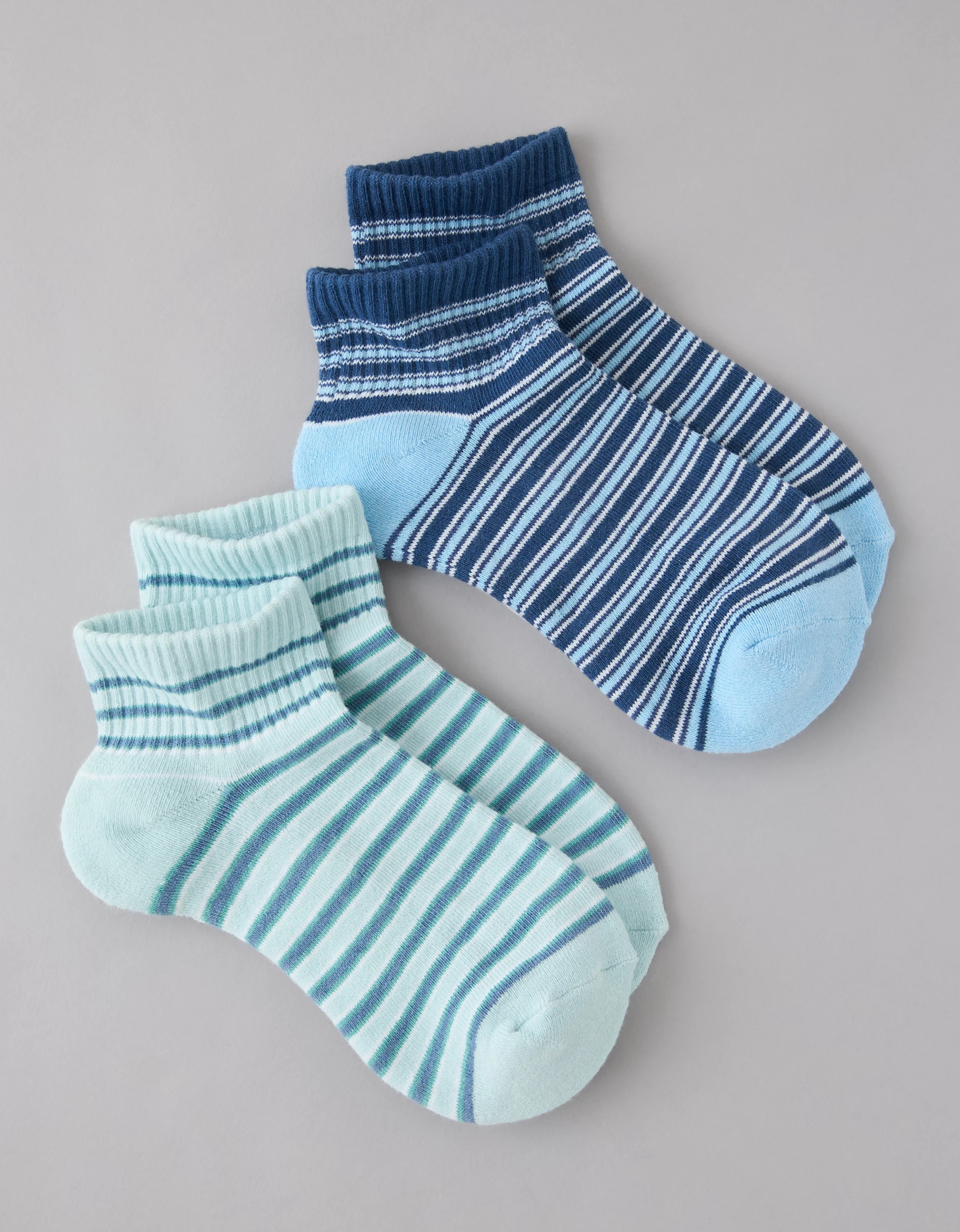 AE Graphic Shortie Crew Socks 2-Pack | American Eagle Outfitters (US & CA)
