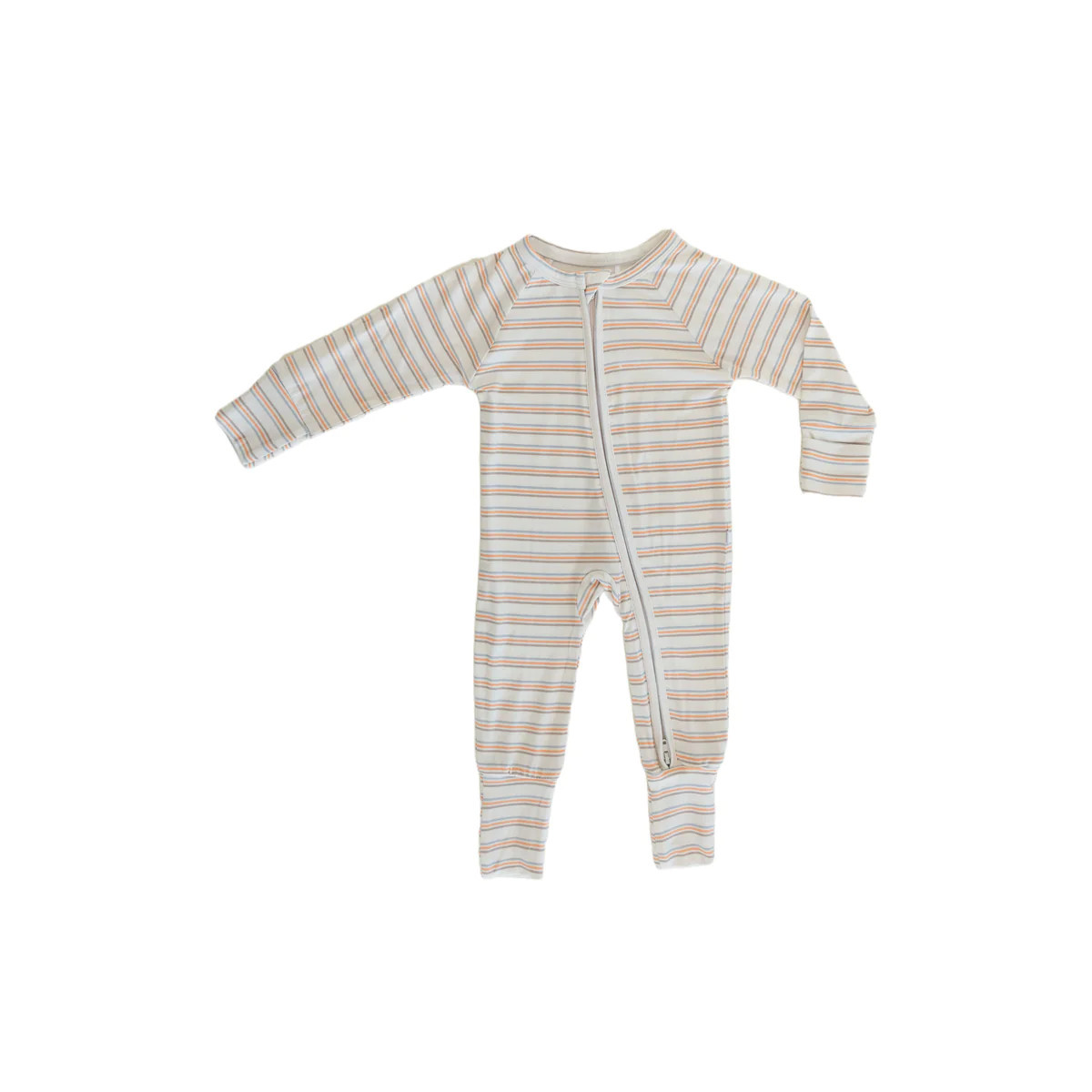 Retro Stripe | Bamboo Zip Romper | Brixton Phoenix