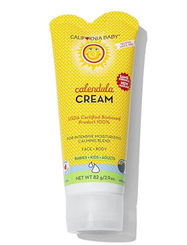 California Baby Calendula Cream | 100% Plant-Based Moisturizer | Lavender Baby Lotion | Face Moisturizer For Dry Skin | Hypoallergenic | 2.9 oz / 82g | Amazon (US)
