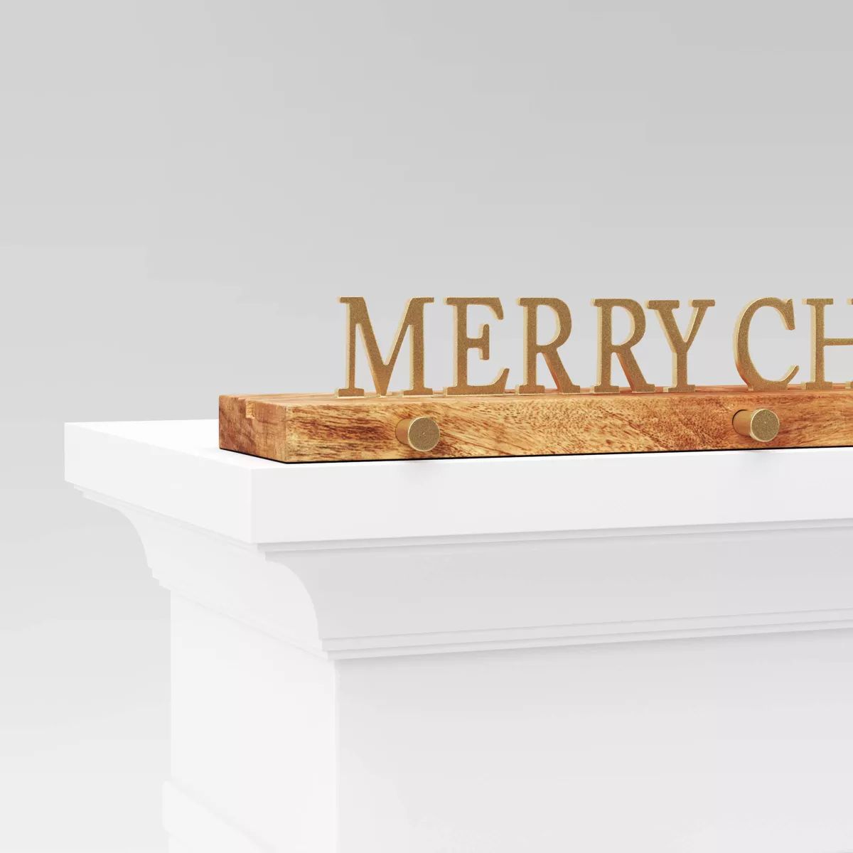 Merry Christmas Stocking Holder Gold - Threshold™ | Target