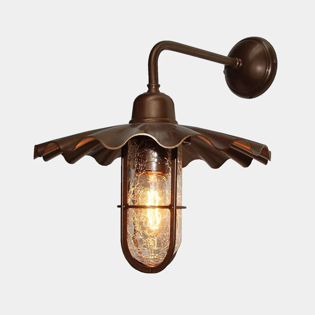 Ardle A Vintage Well Glass Bathroom Wall Light IP65 - Etsy | Etsy (US)