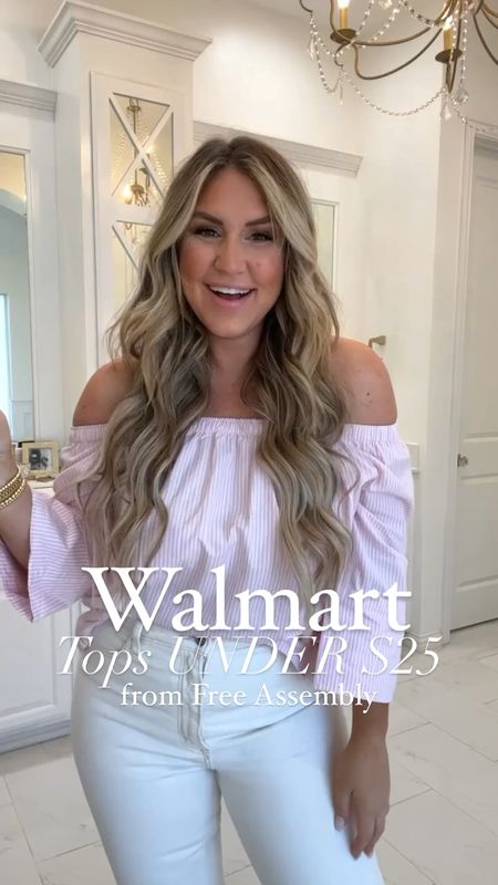 Some new favorites UNDER $25 from Free Assembly @walmart! Full try on haul in stories! Which top is your favorite?! 

 #walmartpartner #freeassembly #walmartfashion 

#LTKstyletip #LTKtravel #LTKunder50