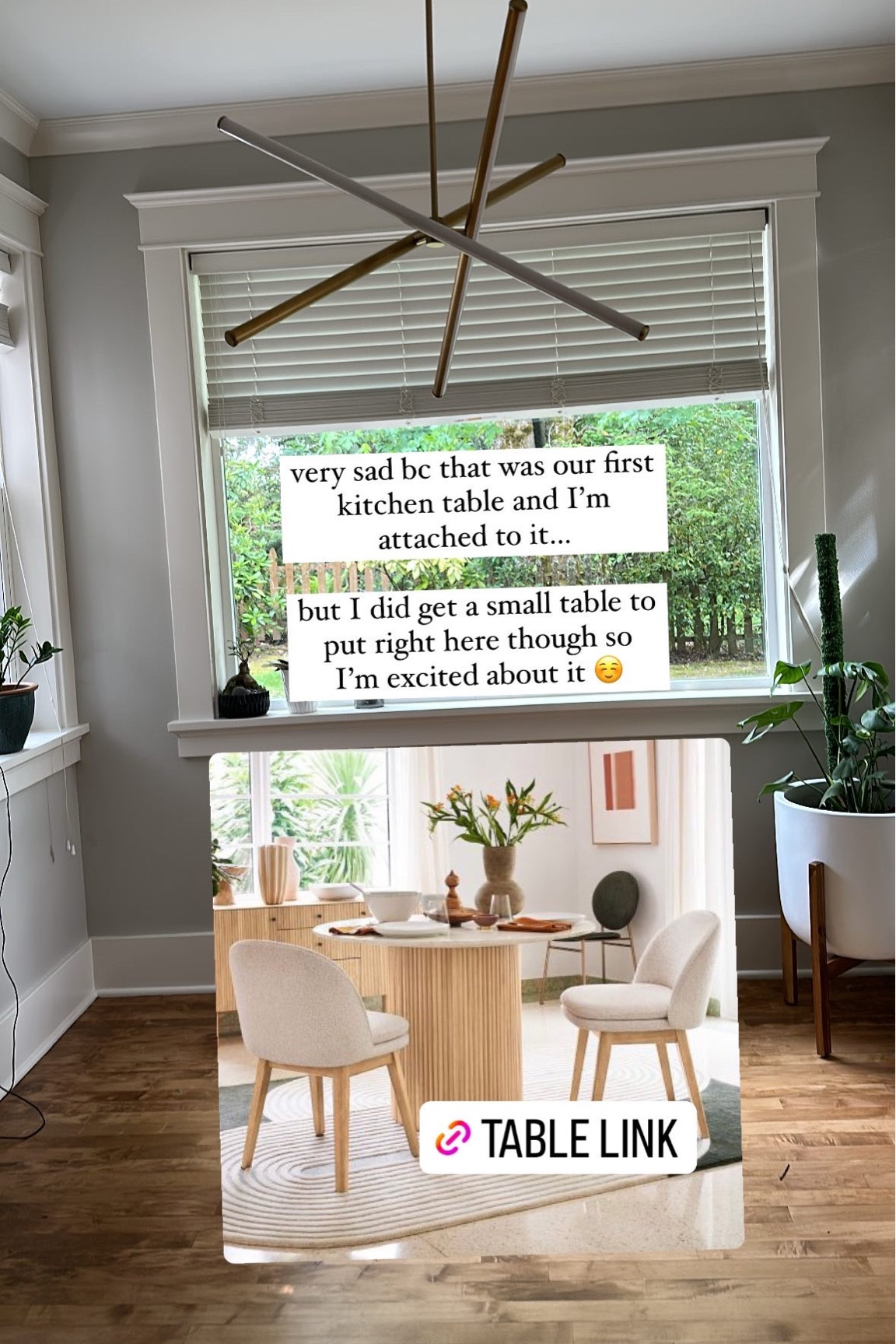 Kitchen light + table . Light on sale!

#LTKSeasonal #LTKsalealert #LTKhome