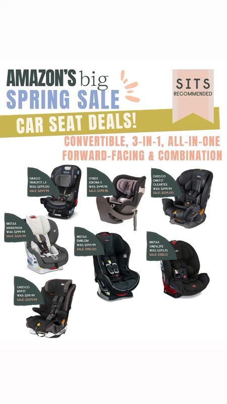 Amazon Big Spring Sale Alert! 
Some of our fav convertible car seats on sale! 



#LTKbump #LTKbaby #LTKsalealert