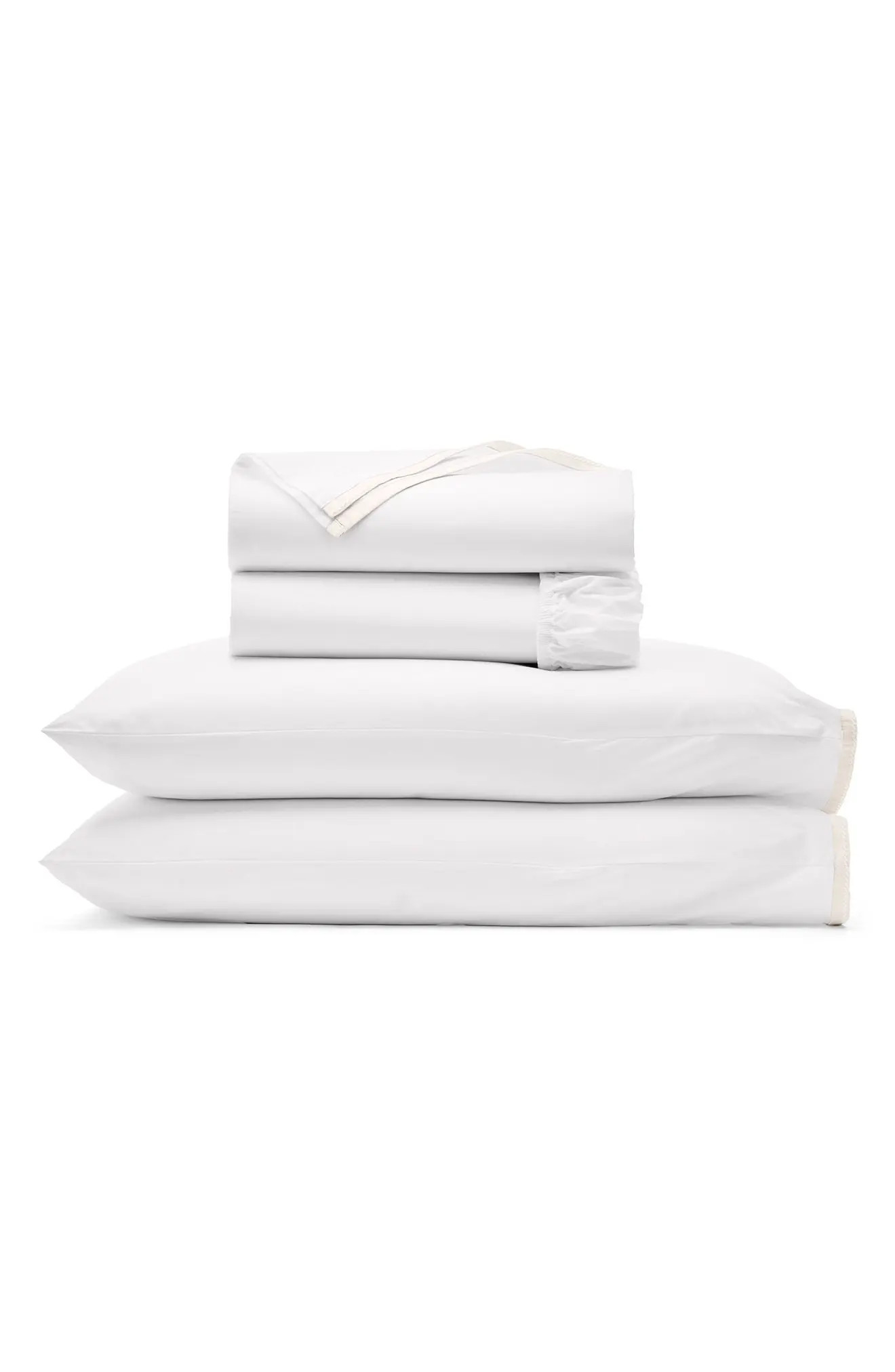 Framed Organic Cotton Percale Sheet Set | Nordstrom | Nordstrom
