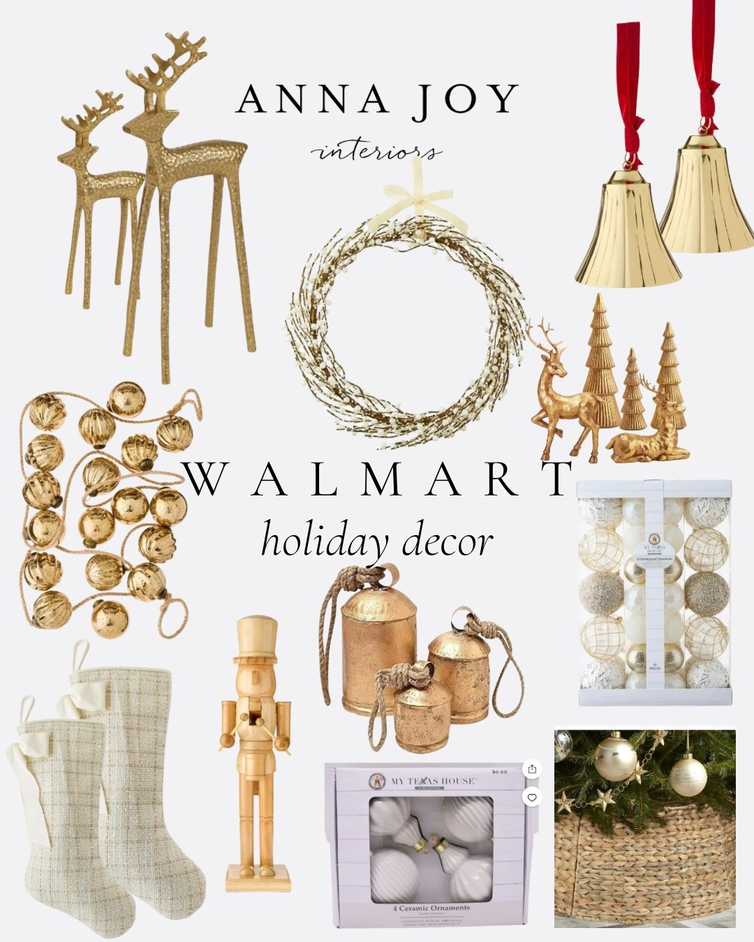 Neutral Walmart Holiday decor 🤍

#LTKSeasonal #LTKStyleTip #LTKHoliday