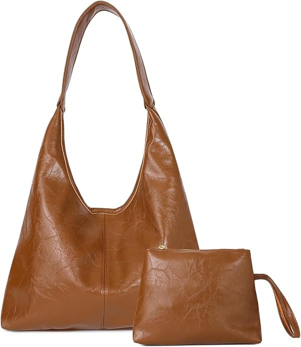 Vegan Leather Tote Bag Y2K Women Stylish Hobo Bag Casual Trendy Handbag Purse | Amazon (US)