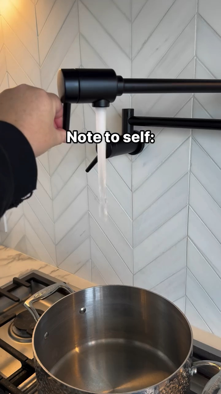 ✨✨✨ In all seriousness, when I was designing the updates to our kitchen, a pot filler was high on my list. I always wished I added one when we originally remodeled. 

✨✨✨ Hubby still doesn’t 💯 understand it yet because he says “you still have to carry the pot to the sink to drain it”. And he does have a valid point. Haha. But I don’t care. I still love it. 

✨✨✨ If you have a pot filler, do you love it? Or do you wish you had one?

✨✨✨ If you’re new here, I’m Nicole and I’m an interior designer, painting contractor and color expert. I love to create beautiful spaces and moments. Follow along for design tips, inspo and shoppable links. 

@nn.styled
✨ Follow ✨ Like ✨ Save✨ Share ✨

HOME RENOVATION | DESIGN TRENDS | VIRTUAL DESIGN | COLOR CONSULTATION