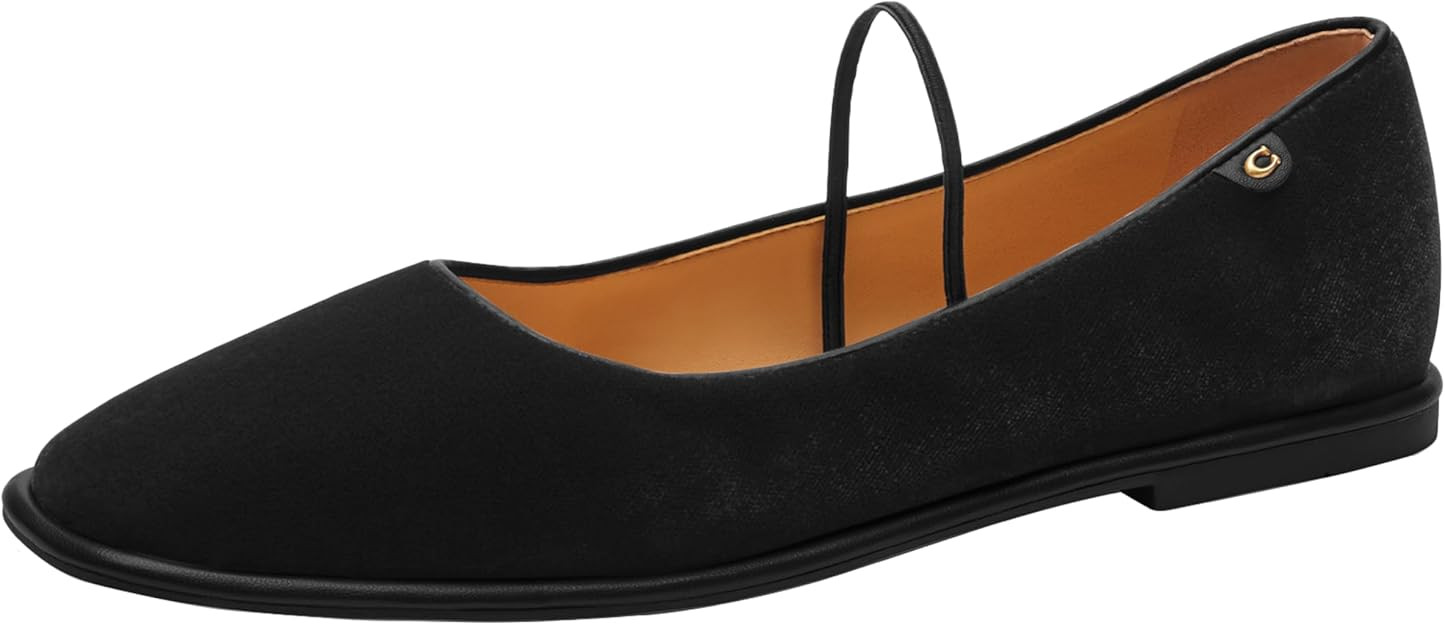 Coach Women's Emilia Mary Jane Flat | Amazon (US)
