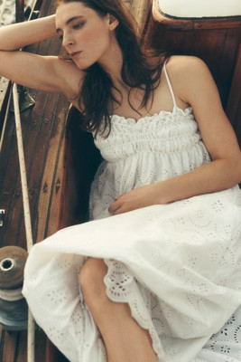 Faithfull The Brand Etta Sleeveless Empire Maxi Dress | Anthropologie (US)