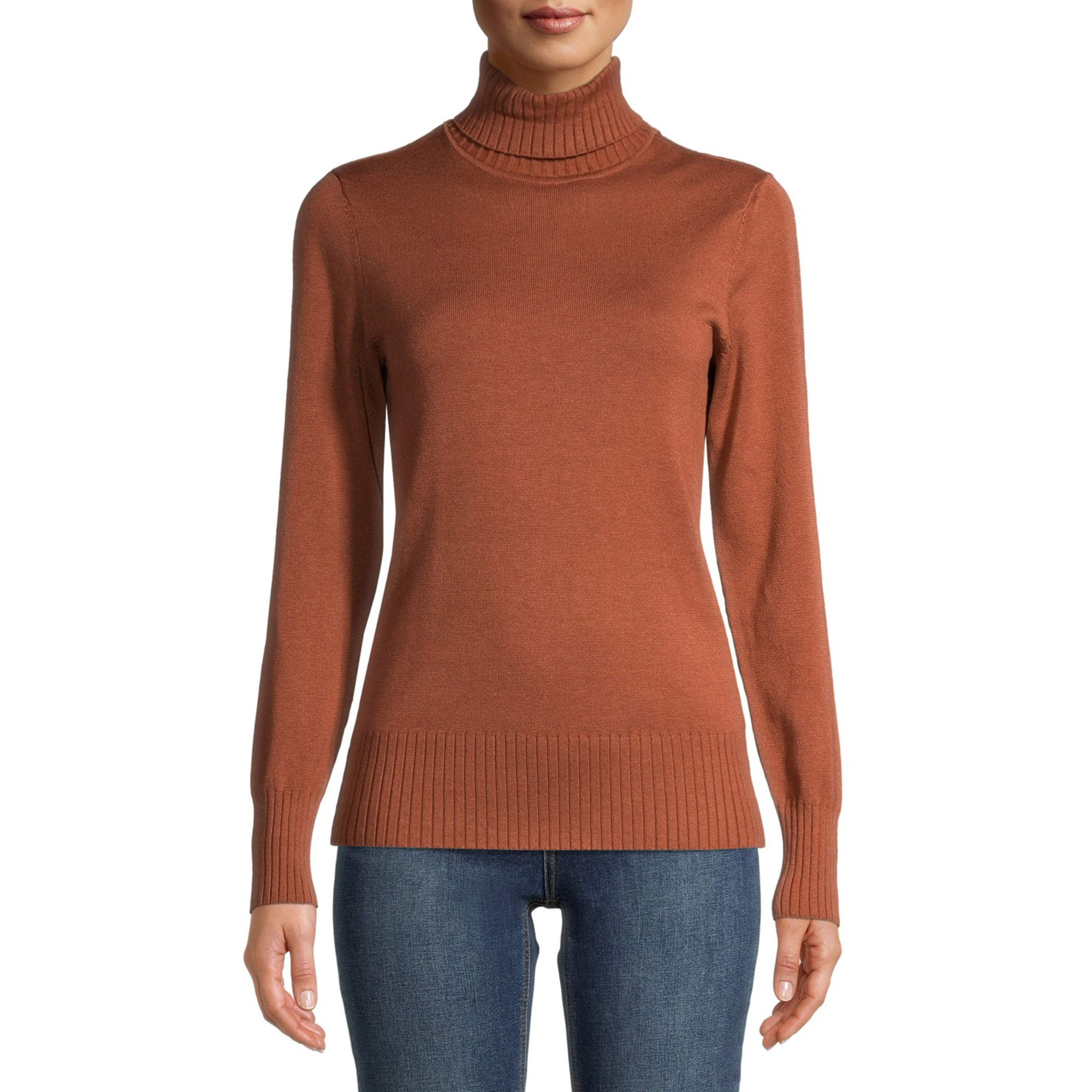 Time and Tru Women's Turtleneck Sweater | Walmart (US)