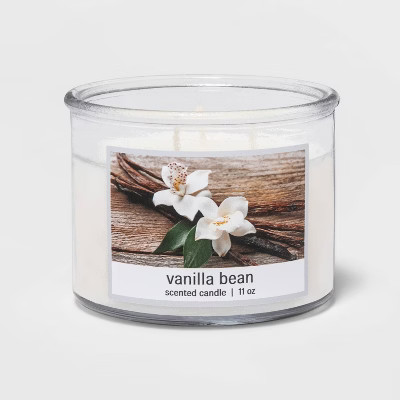 Glass Jar Vanilla Bean Candle | Target