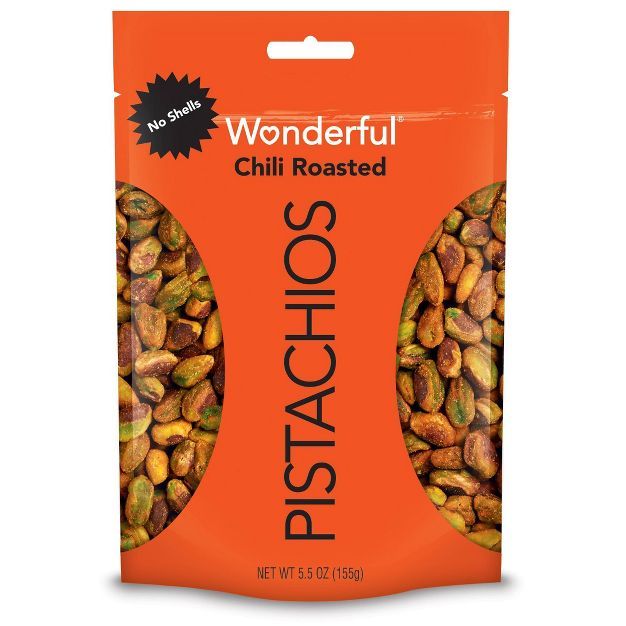 Wonderful Pistachios No Shells Chili Roasted - 5.5oz | Target