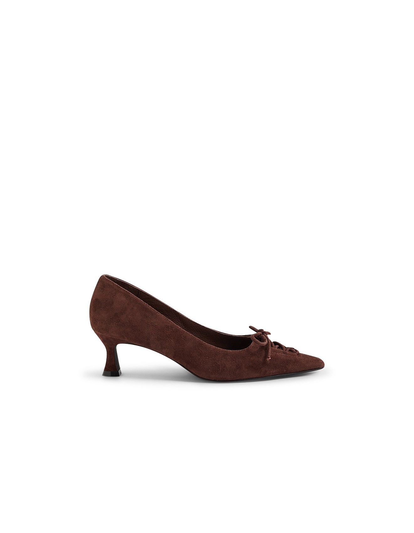 Grapp Choc Suede Pump Heels | David Jones (Australia & New Zealand)
