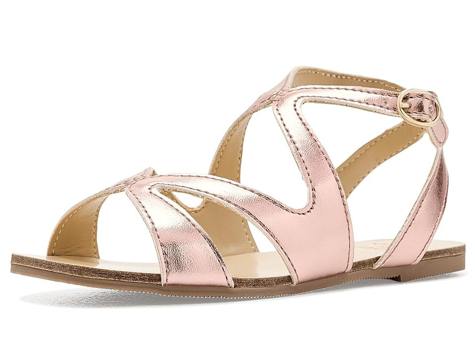 Janie and Jack Metallic Sandals (Toddler/Little Kid/Big Kid) Girls Shoes Pink : 12 Little Kid M | Zappos