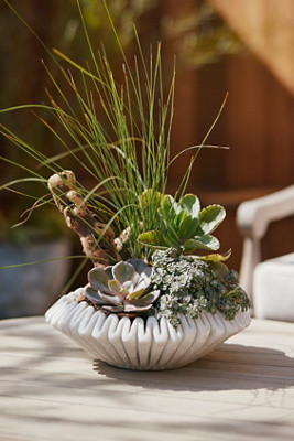 Ruffled Marble Bowl | Anthropologie (US)