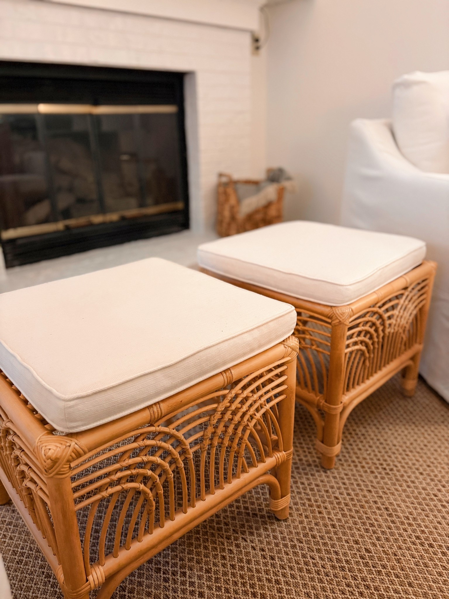 These ottomans are perfect for when you need a little more casual seating! cushions are removable so they can 
easily be thrown in the wash too 

#LTKSpringSale #LTKHome #LTKSaleAlert
