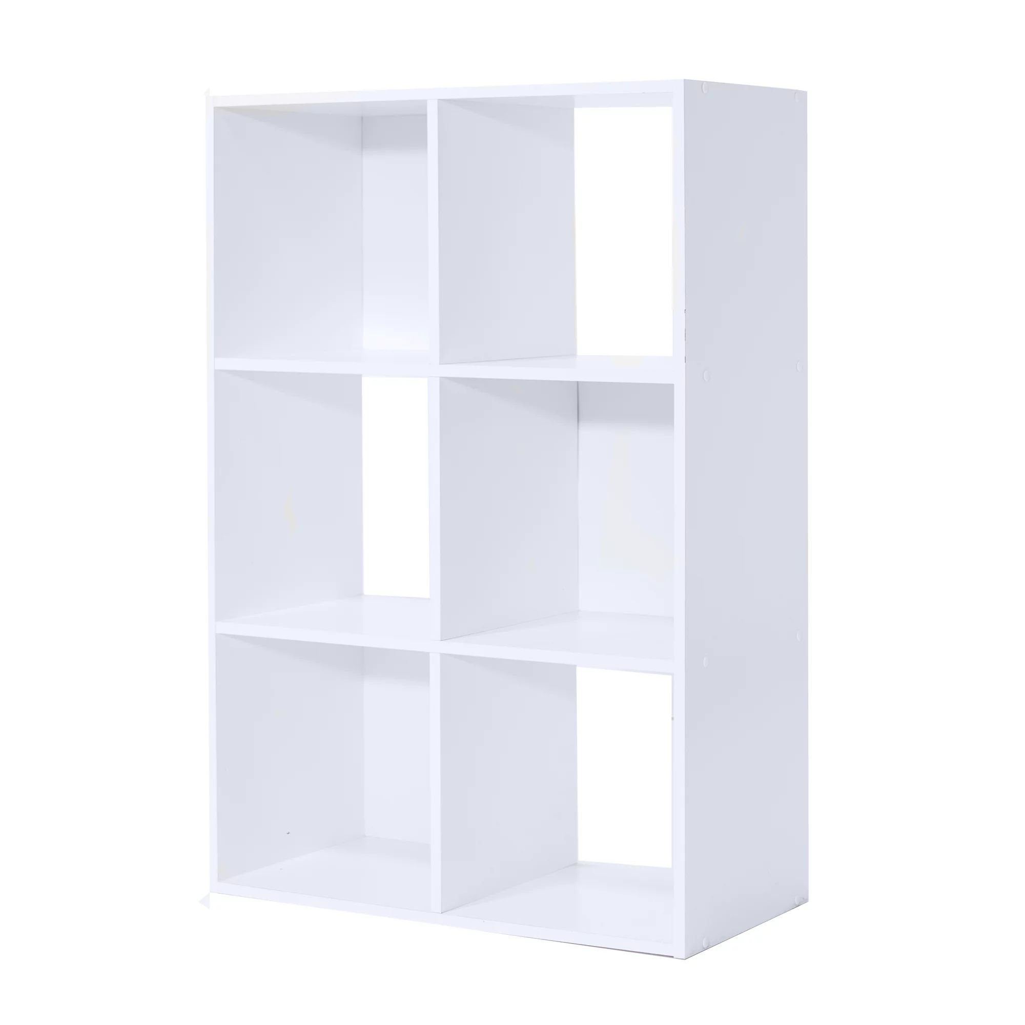 Mainstays 6 Cube Storage Organizer, White | Walmart (US)
