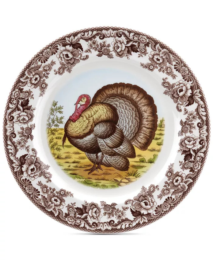 Spode Woodland Round Turkey Platter - Macy's | Macy's