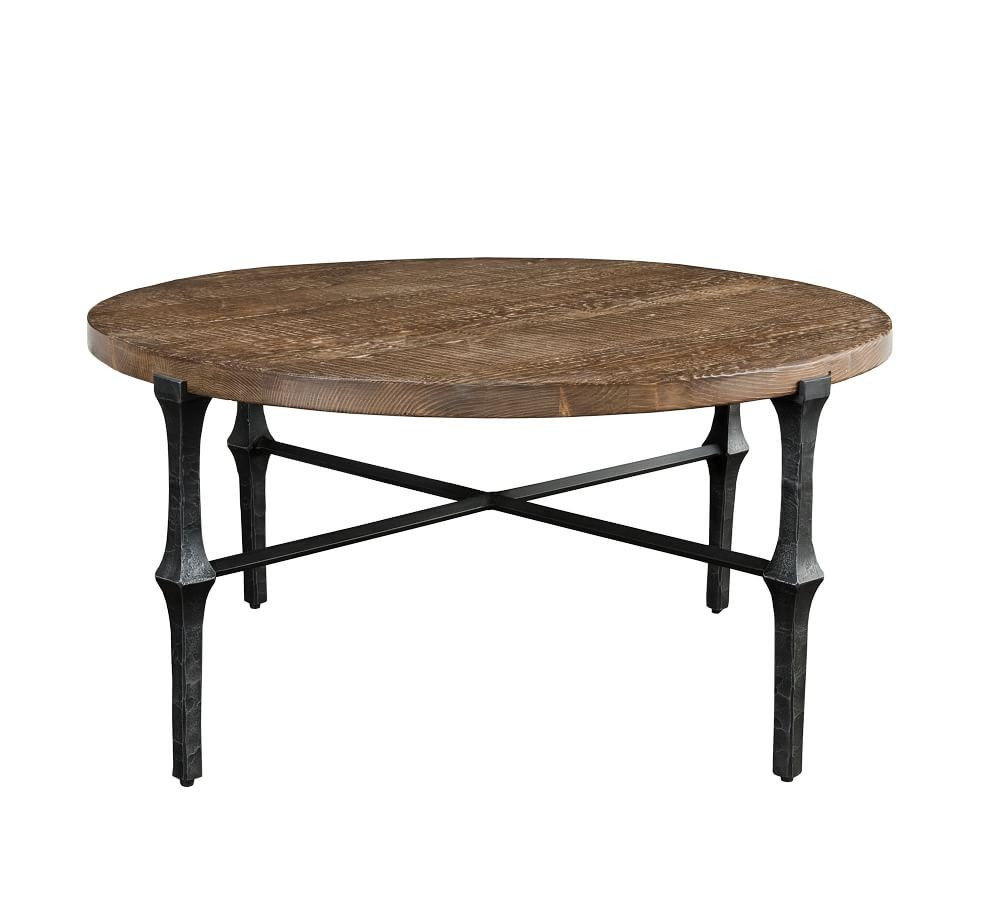 Kitts 38" Round Coffee Table | Pottery Barn (US)