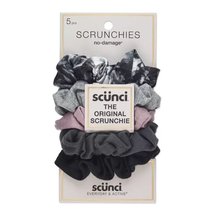 scunci Everyday & Active No Damage Scrunchies - 5pk | Target