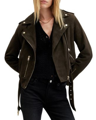 Suede Balfern Biker Jacket | Bloomingdale's (US)