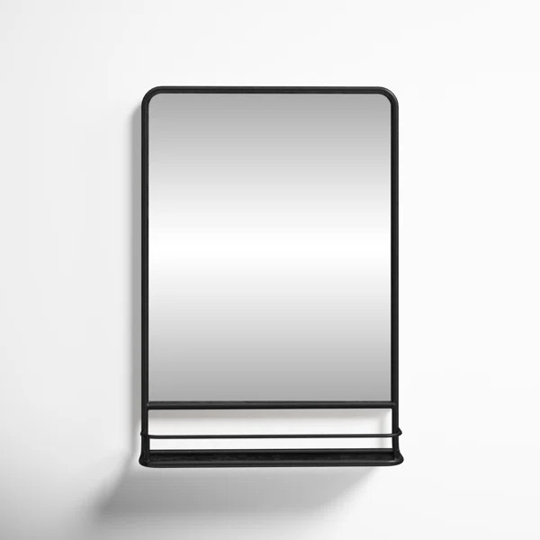 Rudolfo Accent Mirror with Shelves | Wayfair North America