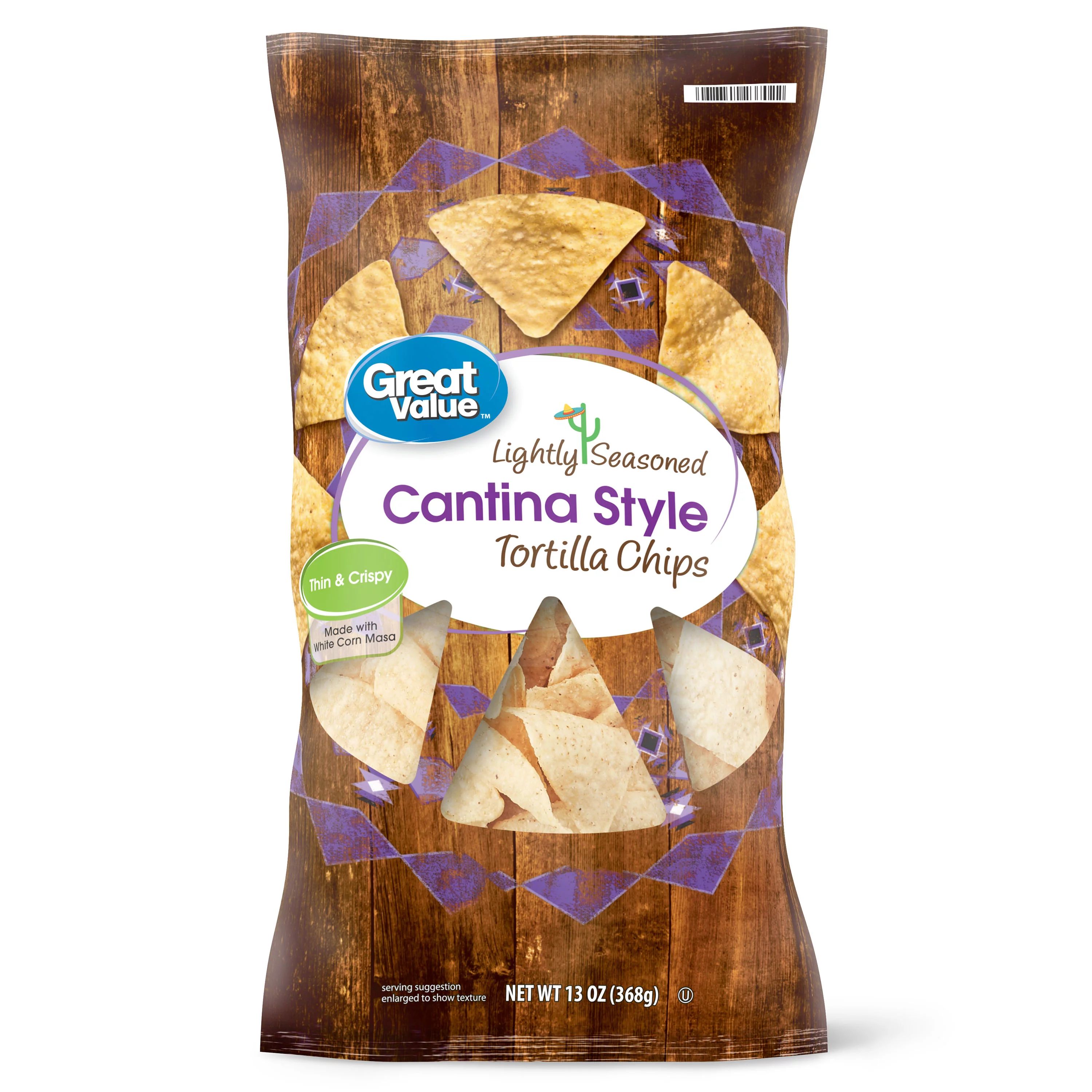 Great Value Thin & Crispy Cantina Style Tortilla Chips, 13 oz | Walmart (US)