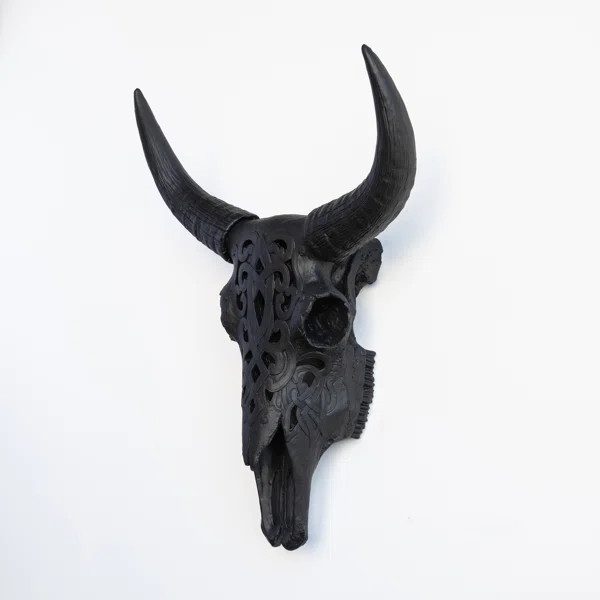 Faux Taxidermy Tribal Cow Skull Wall Décor | Wayfair North America