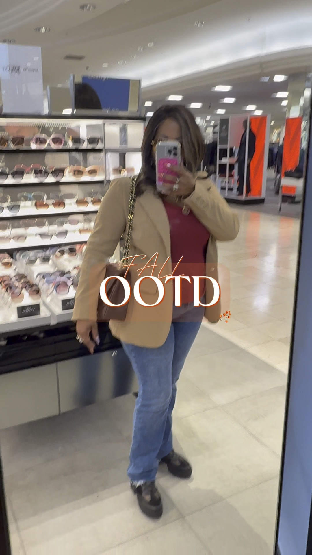 Fall Outfit of the day for finishing our Christmas decor sale shopping. 
I use my blazers as cardigan sweaters. 
There’s BIG SAVINGS for these pieces! 

#LTKSaleAlert #LTKVideo #LTKFindsUnder50
