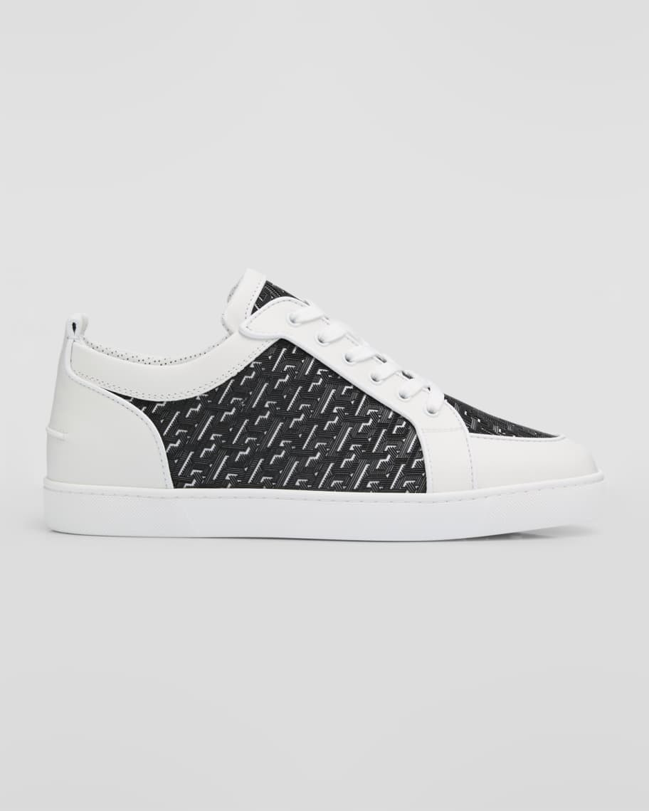 Christian Louboutin Men's Rantulow Techno CL Leather Low-Top Sneakers | Neiman Marcus