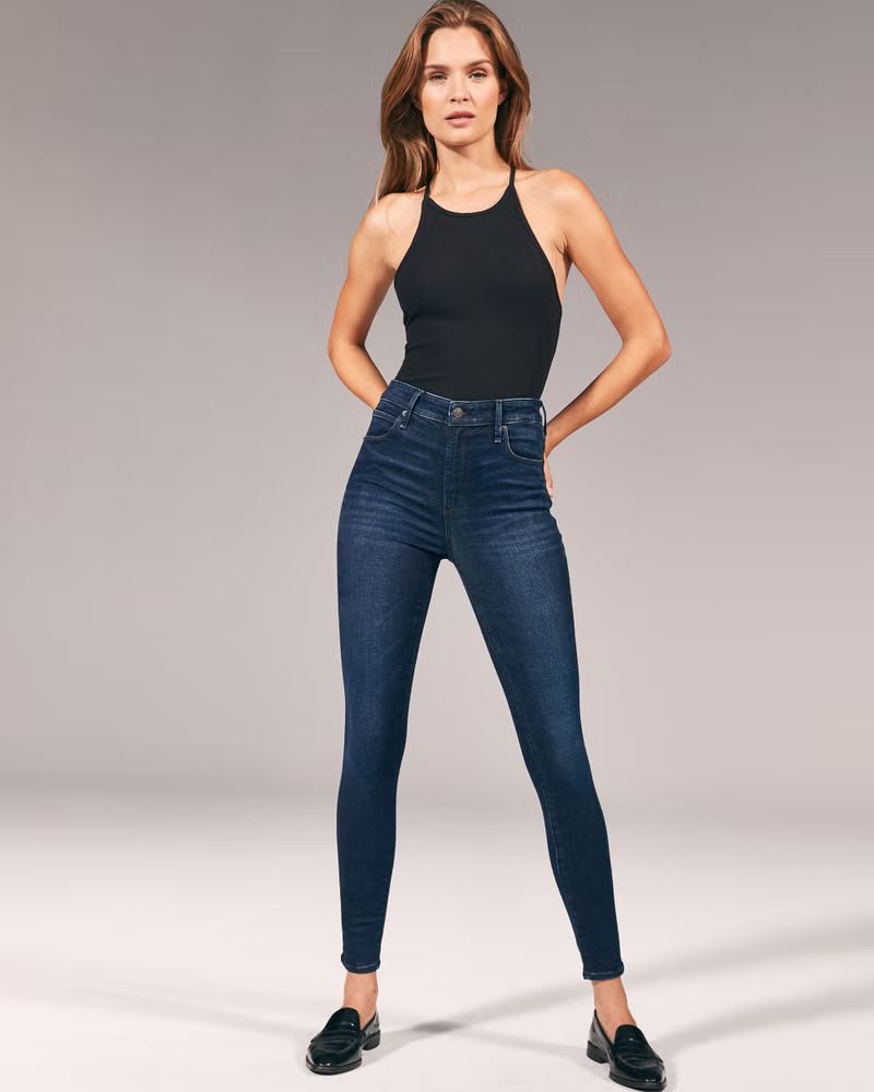 High Rise Super Skinny Jean | Abercrombie & Fitch (US)