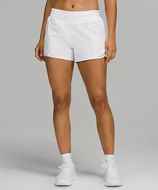 Hotty Hot High-Rise Lined Short 4" | Women's Shorts | lululemon | Lululemon (US)