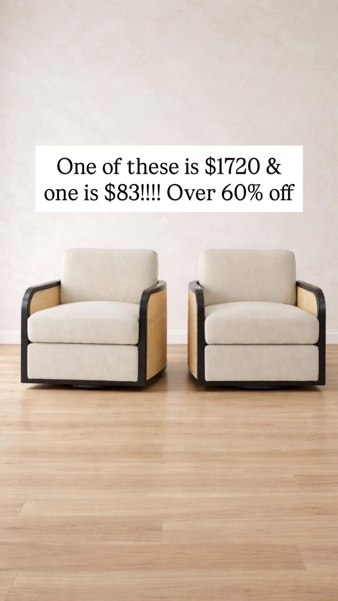 NO WAY!!!! $83 swivel chair sale wth!!!! This will sellout so quick. It’s sooo pretty in person 🤯🚨🏃‍♀️😍

#LTKSaleAlert #LTKHome