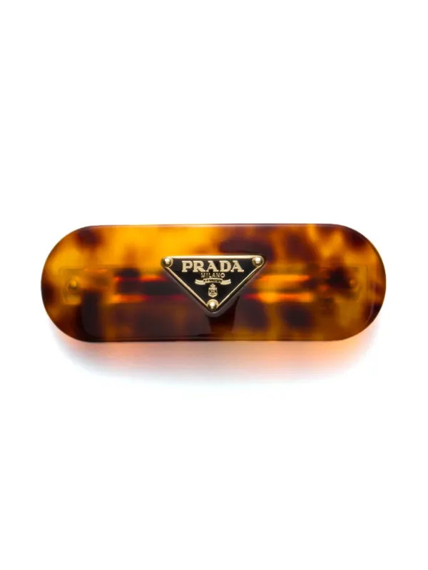 Prada tortoiseshell-effect Hair Clip | Brown | FARFETCH | Farfetch Global