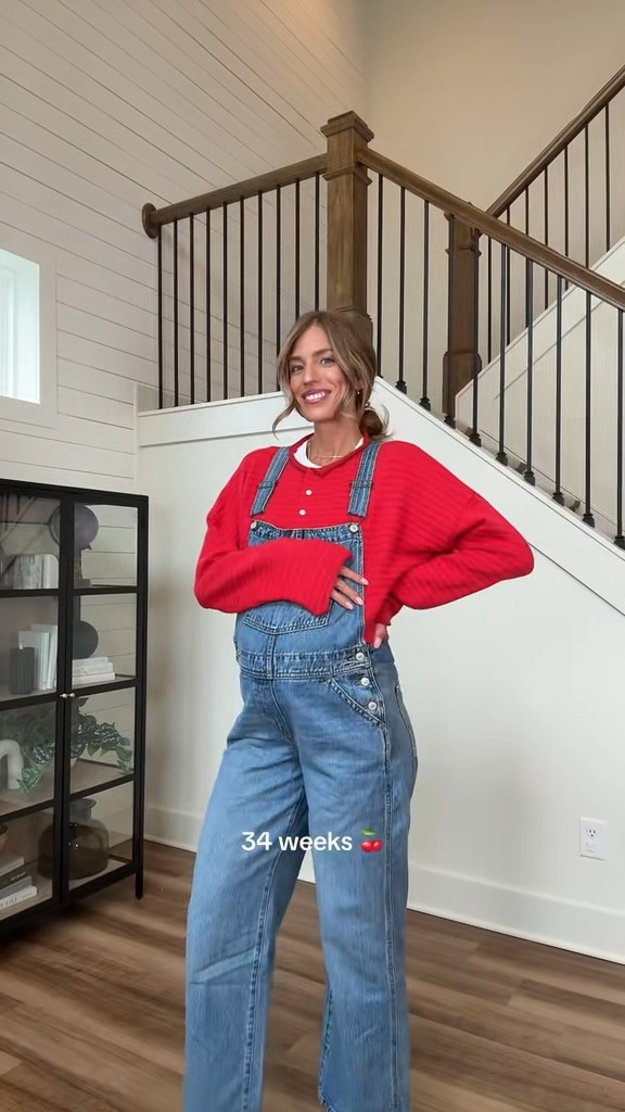 Outfit today 34 weeks pregnant. These Levi’s overalls would be super cute for a fun maternity shoot. I sized up for bump to medium but probably could have gotten a large for third trimester. 
I’m usually a small
Medium in cardi
Small tall in ribbed tee
Jelly flats are old from old navy but linked a handful of similar pairs


Levi’s jeans, jellies, spring outfit idea

#LTKmomlife #LTKootd #LTKBump